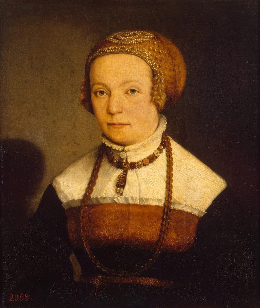 Portrait of a Woman, by Christoph Amberger, oil, 1548
