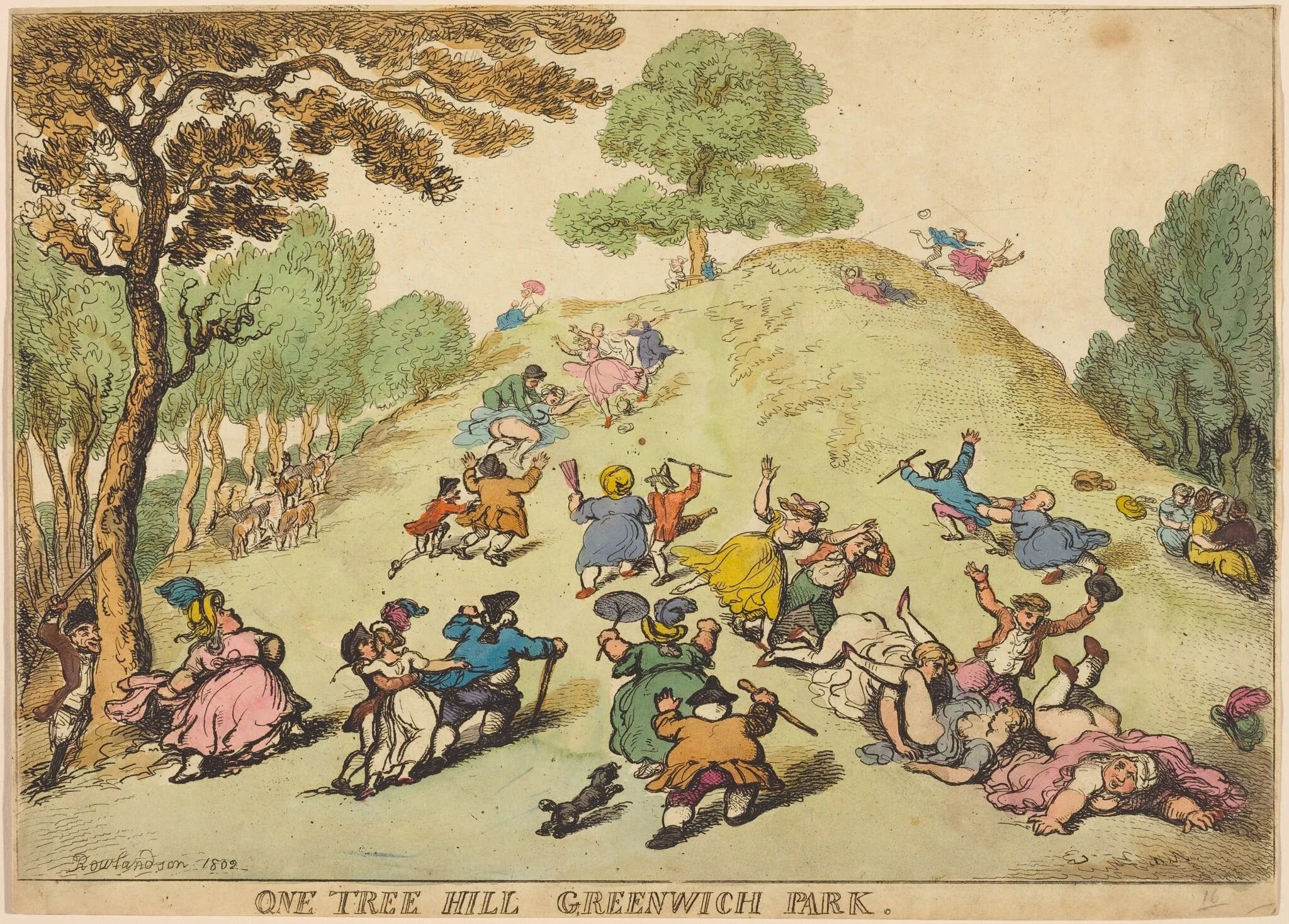 One Tree Hill, Greenwich Park, detail