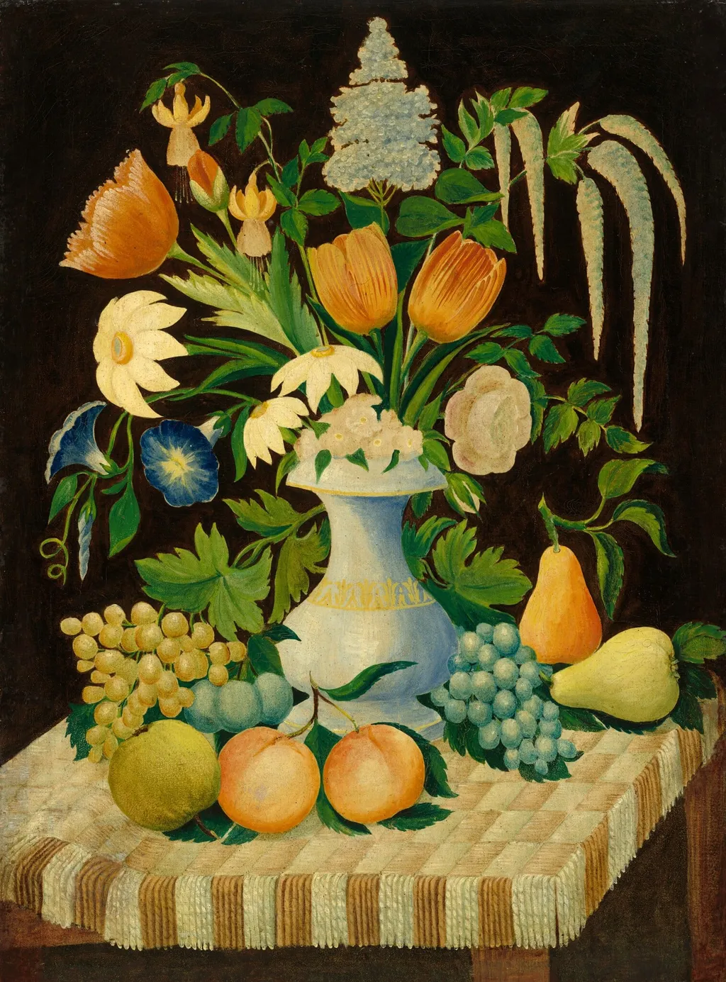 Flowers and Fruit, oil, 1870