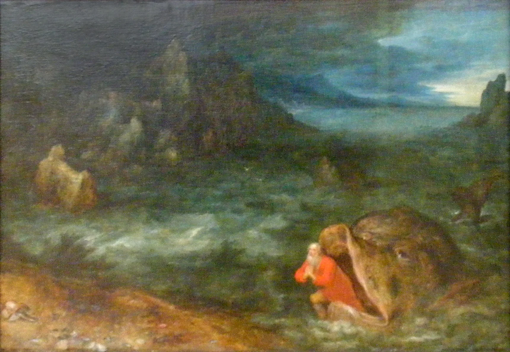Jonah Leaves the Whale's Belly, detail