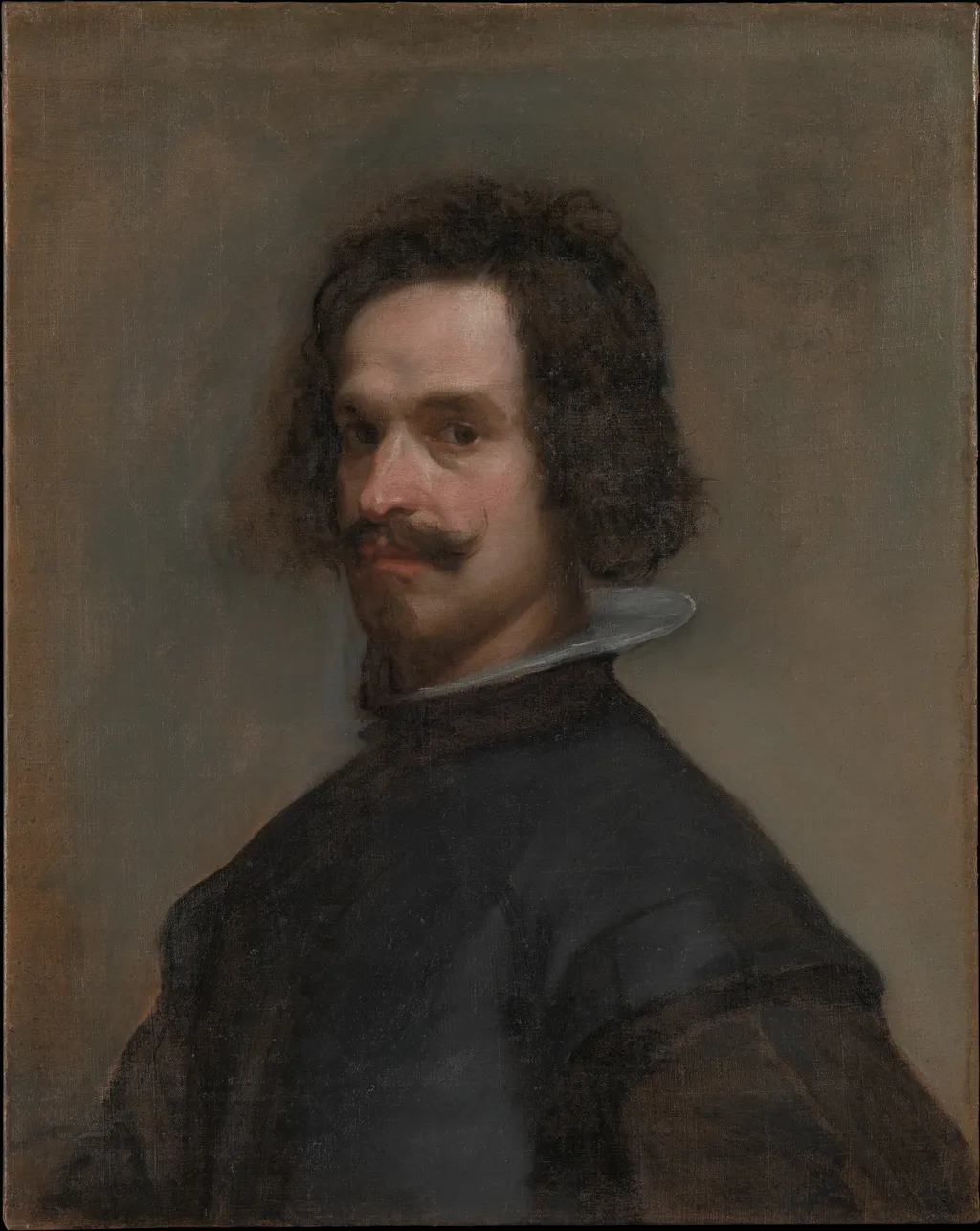 Portrait of a Man, by Diego Velázquez, oil, 1630