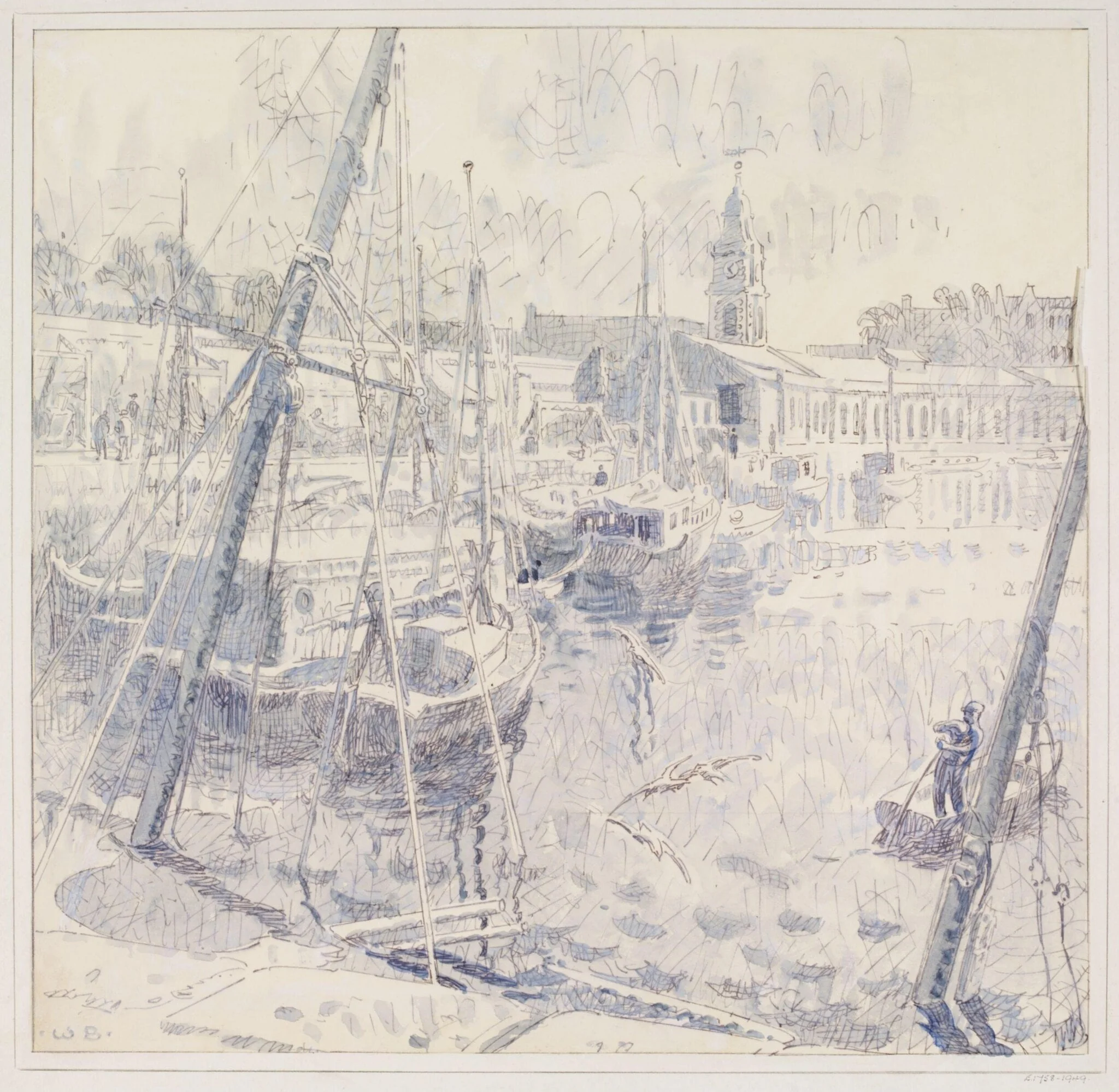 London Dock, Wapping, detail