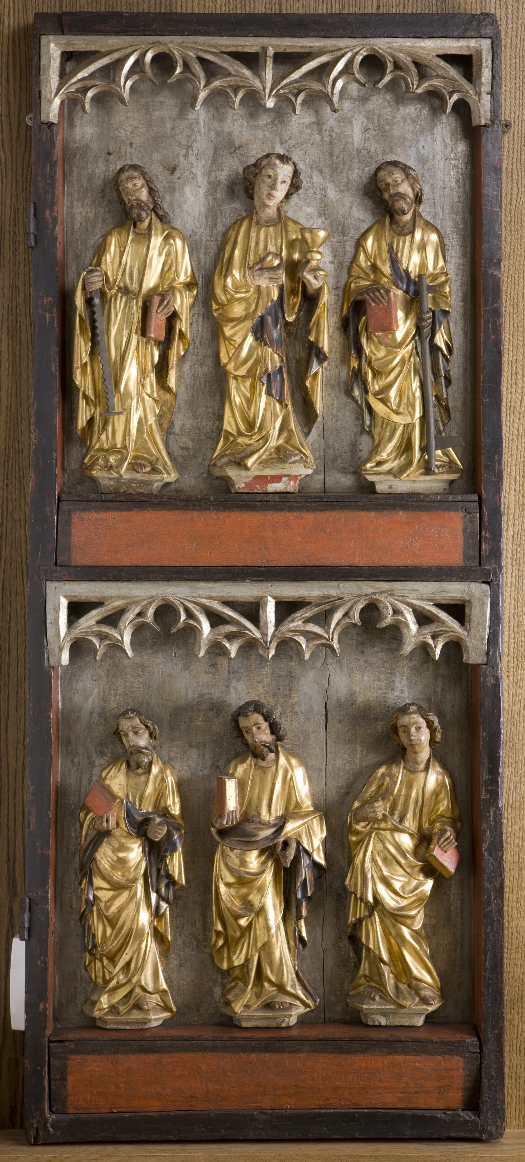 Saint Apostles (reverse: Our Lady of Sorrows). The right panel of the retable from Stary Żywiec, detail