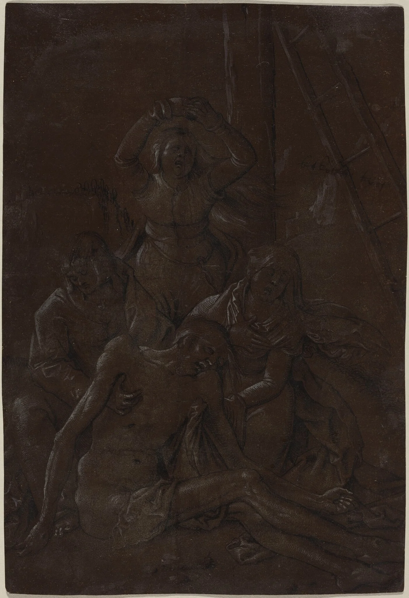 The Lamentation, detail