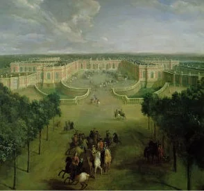 View of the Grand Trianon, detail