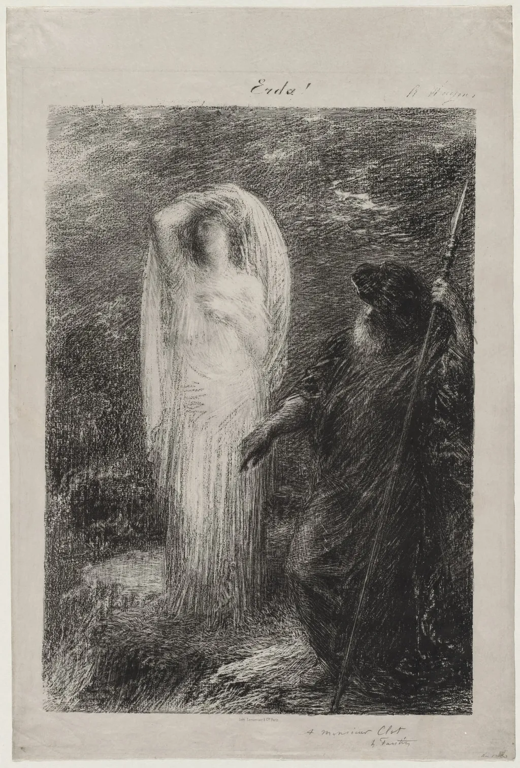 L'Evocation d'Erda, by Henri Fantin-Latour, 1885