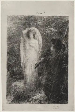 L'Evocation d'Erda, by Henri Fantin-Latour, 1885