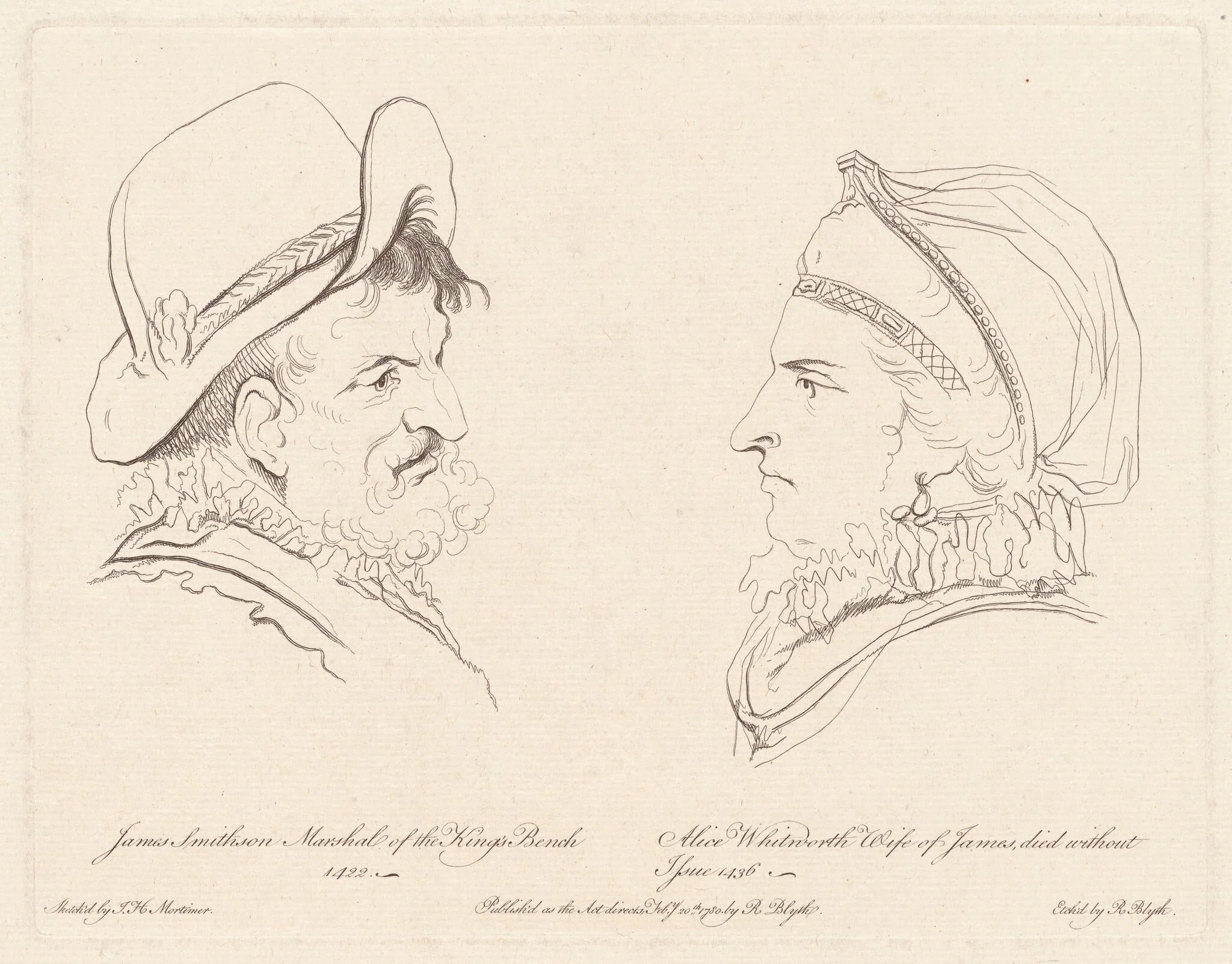 James Smithson and Alice Whitworth, detail