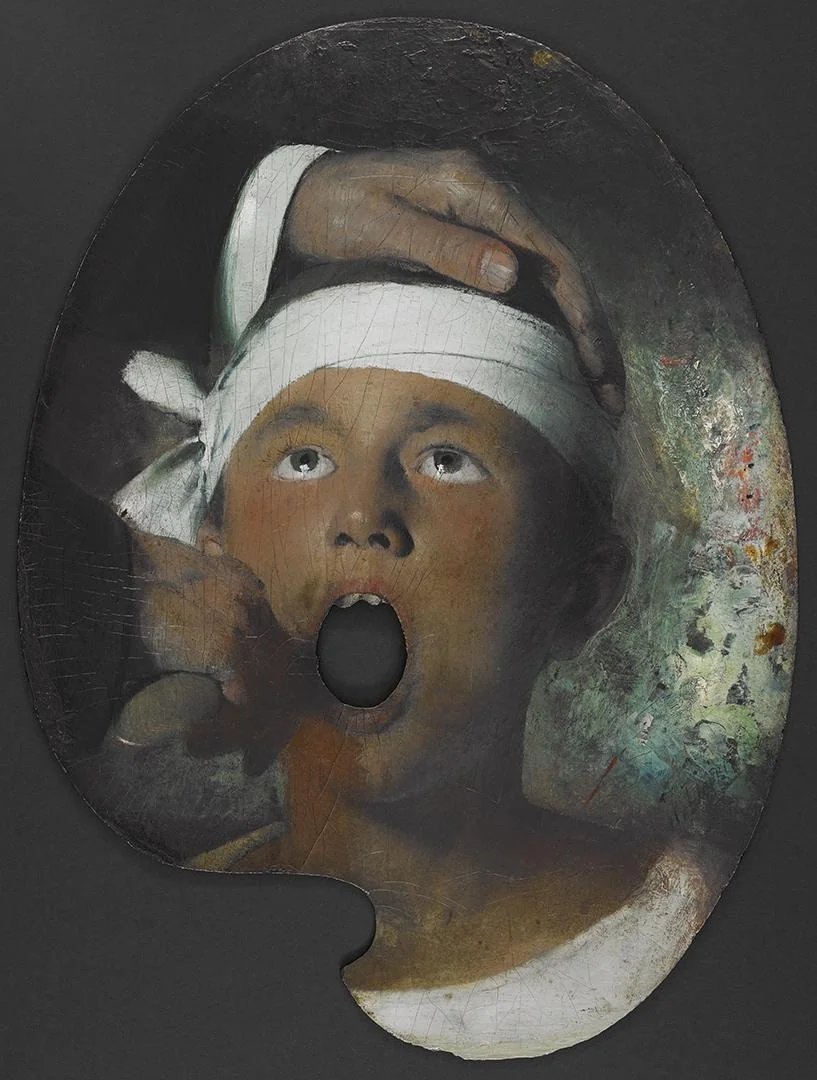 Boy at the Dentist, detail