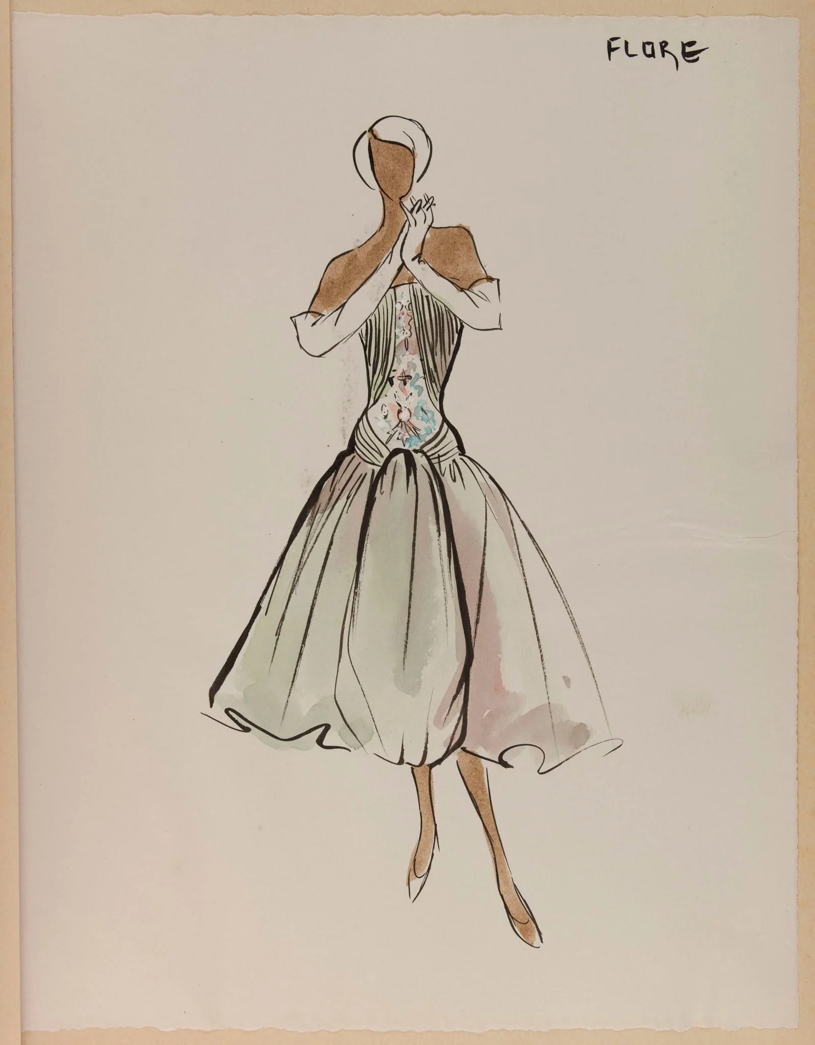 Flore, detail