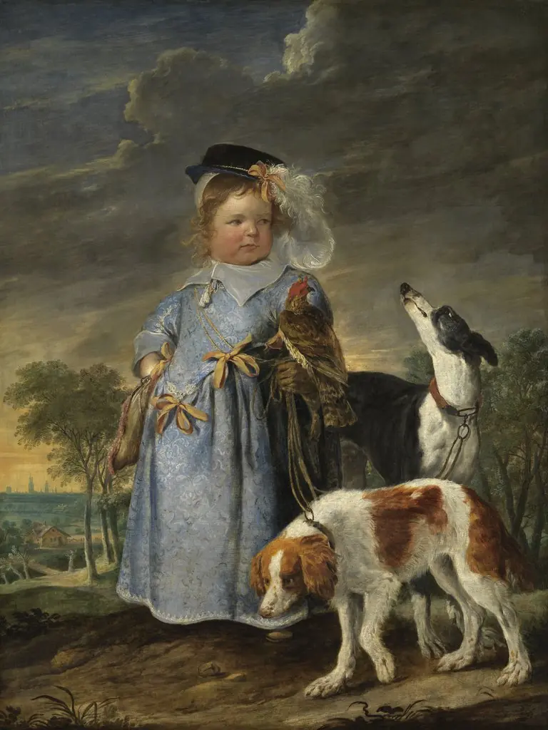 Portrait of a Boy, by Erasmus Quellinus II, oil, 1655