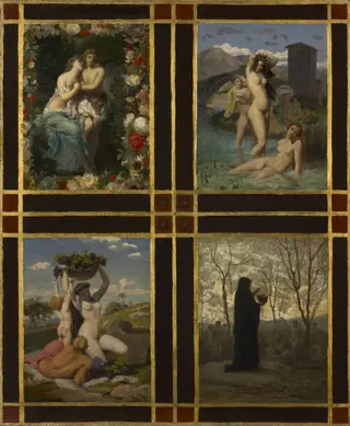 The Four Seasons, by Jean Léon Gérôme, unspecified, 1850