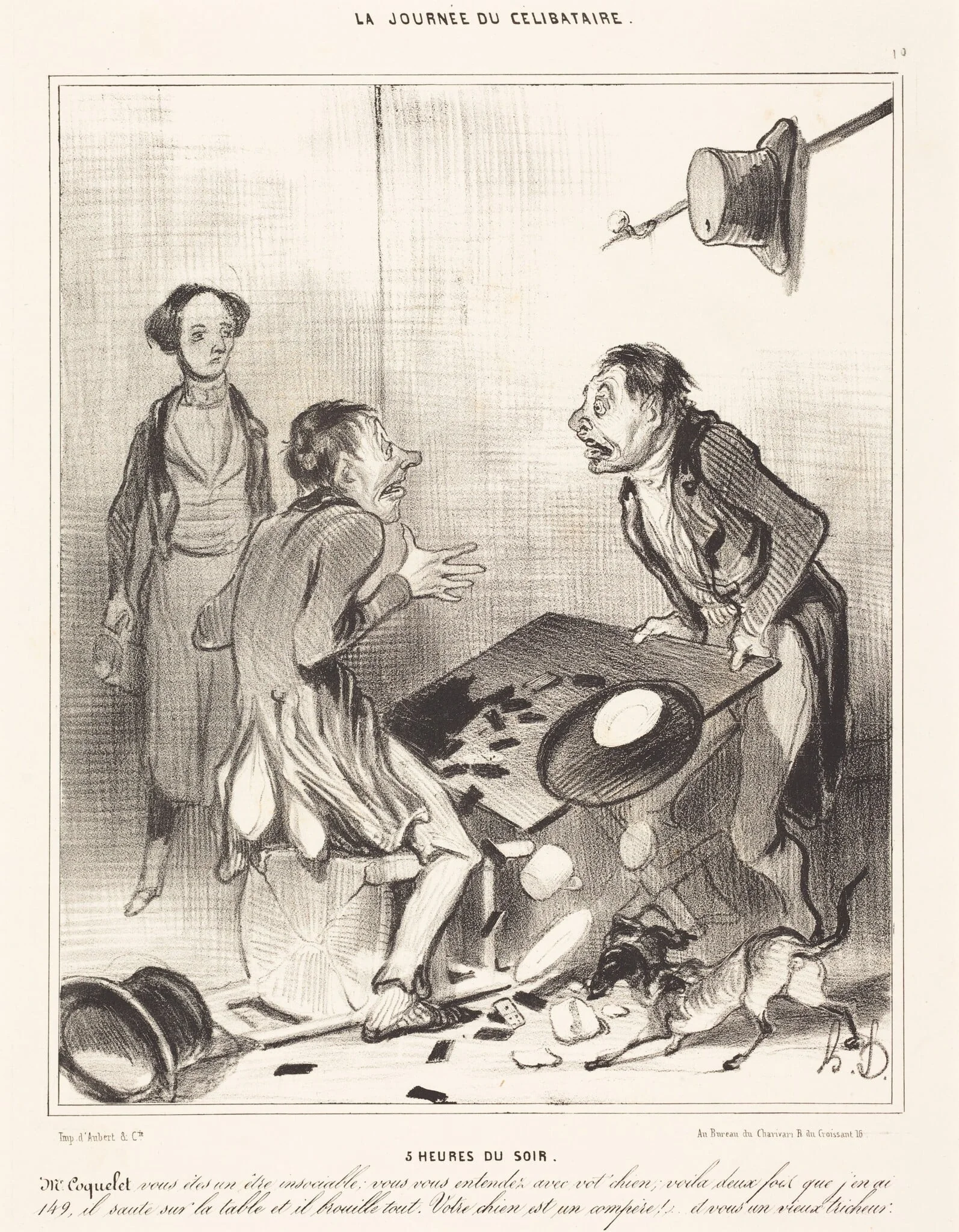 5 heures du soir, detail