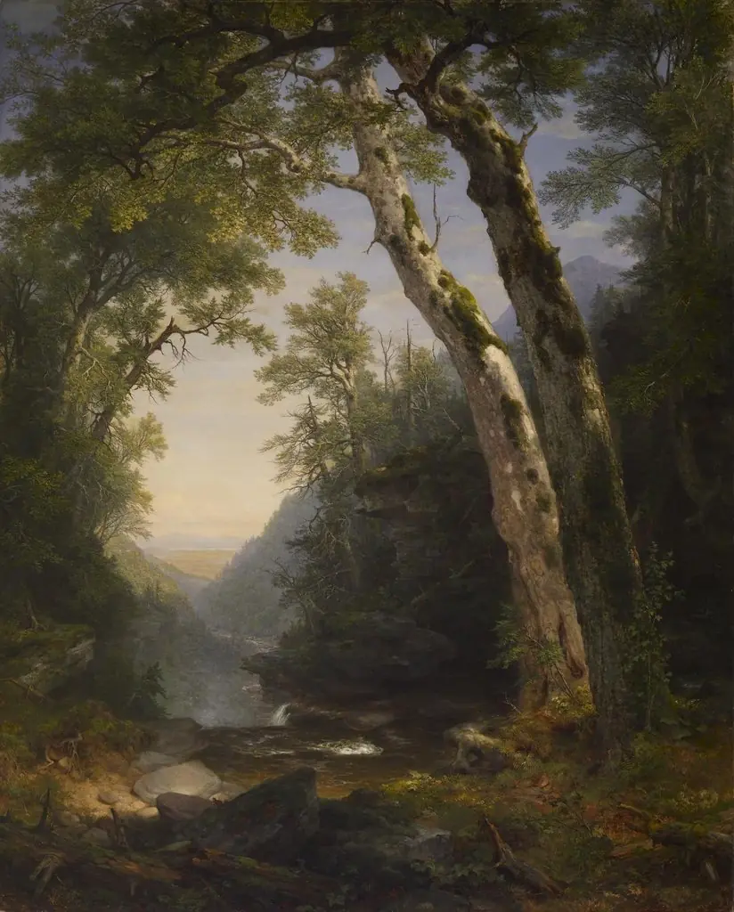 The Catskills, by Asher Brown Durand, oil, 1859