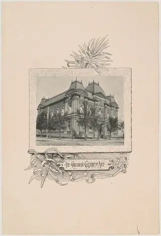 The Corcoran Gallery of Art, by James Henry Moser, ink, 1892