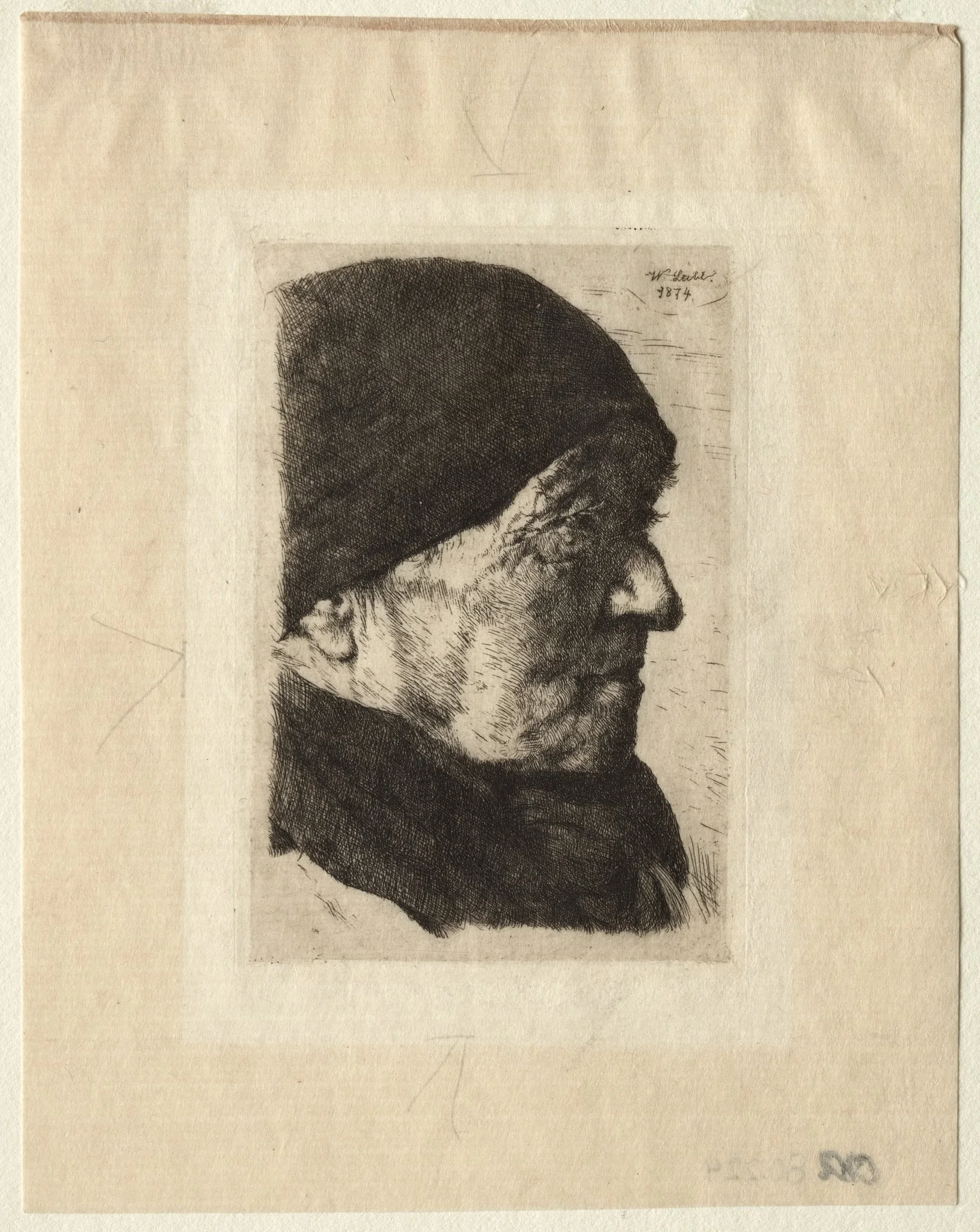 Head of a Peasant, detail