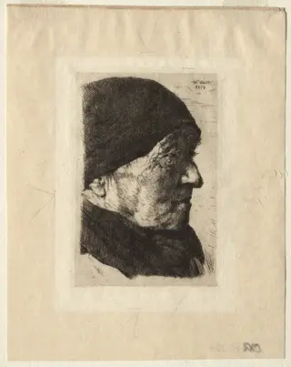 Head of a Peasant, by Wilhelm Leibl, 1874