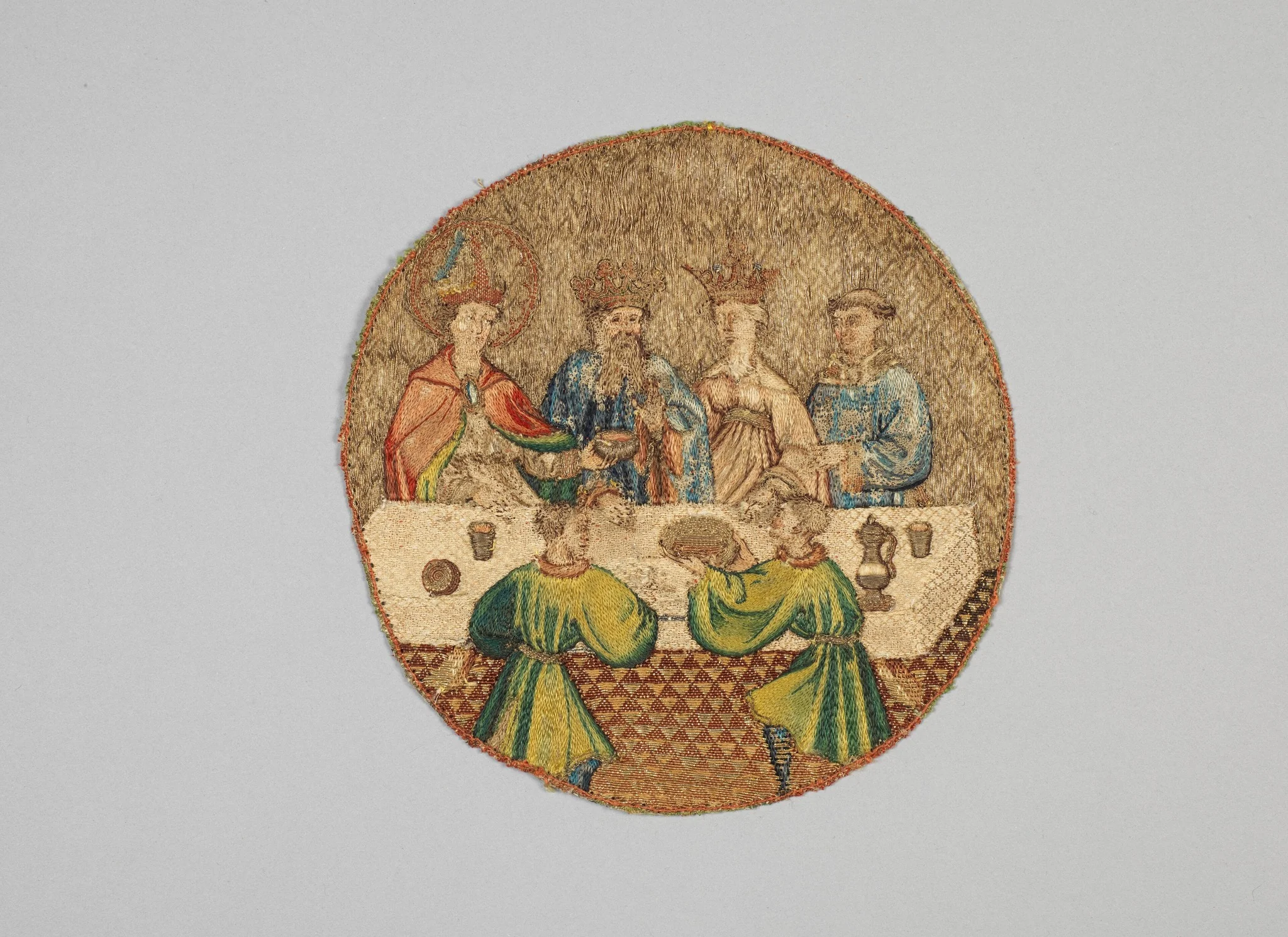 Saint Martin Offering the Wine Cup to the Priest, detail
