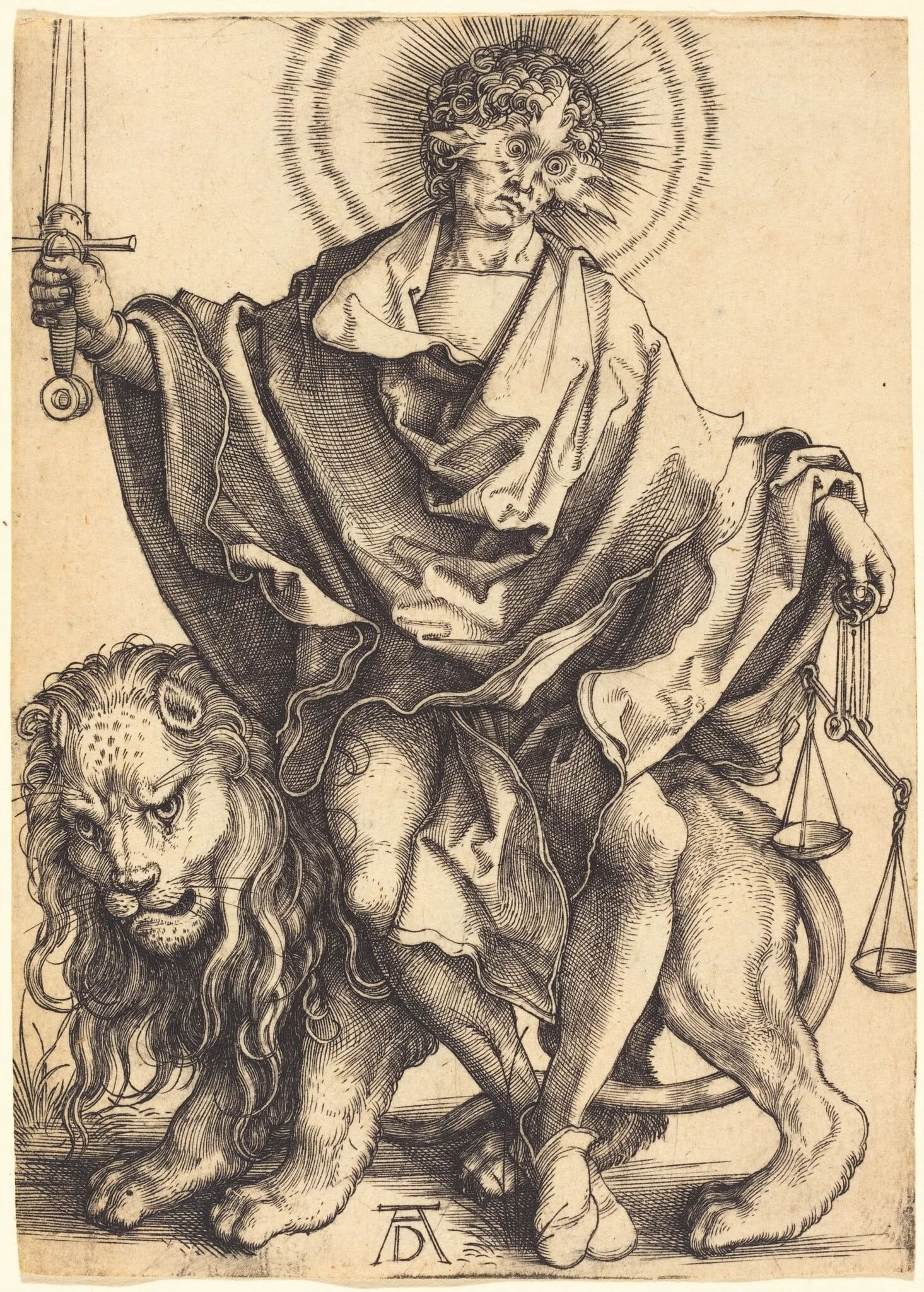 Sol Iustitiae ("Sun of Righteousness"), detail