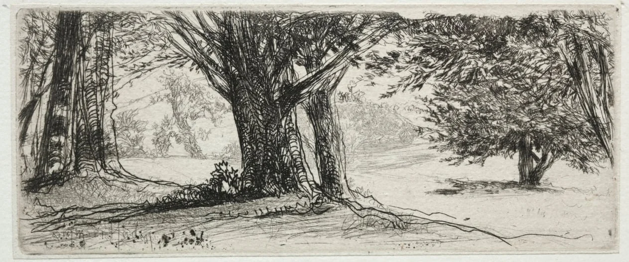 The Holly Field, detail