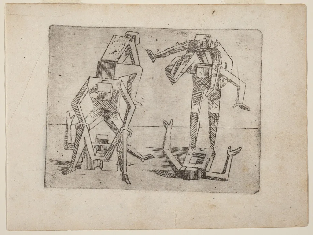 From "Bizzarie di varie Figure", by Giovanni Battista Bracelli, ink, 1624