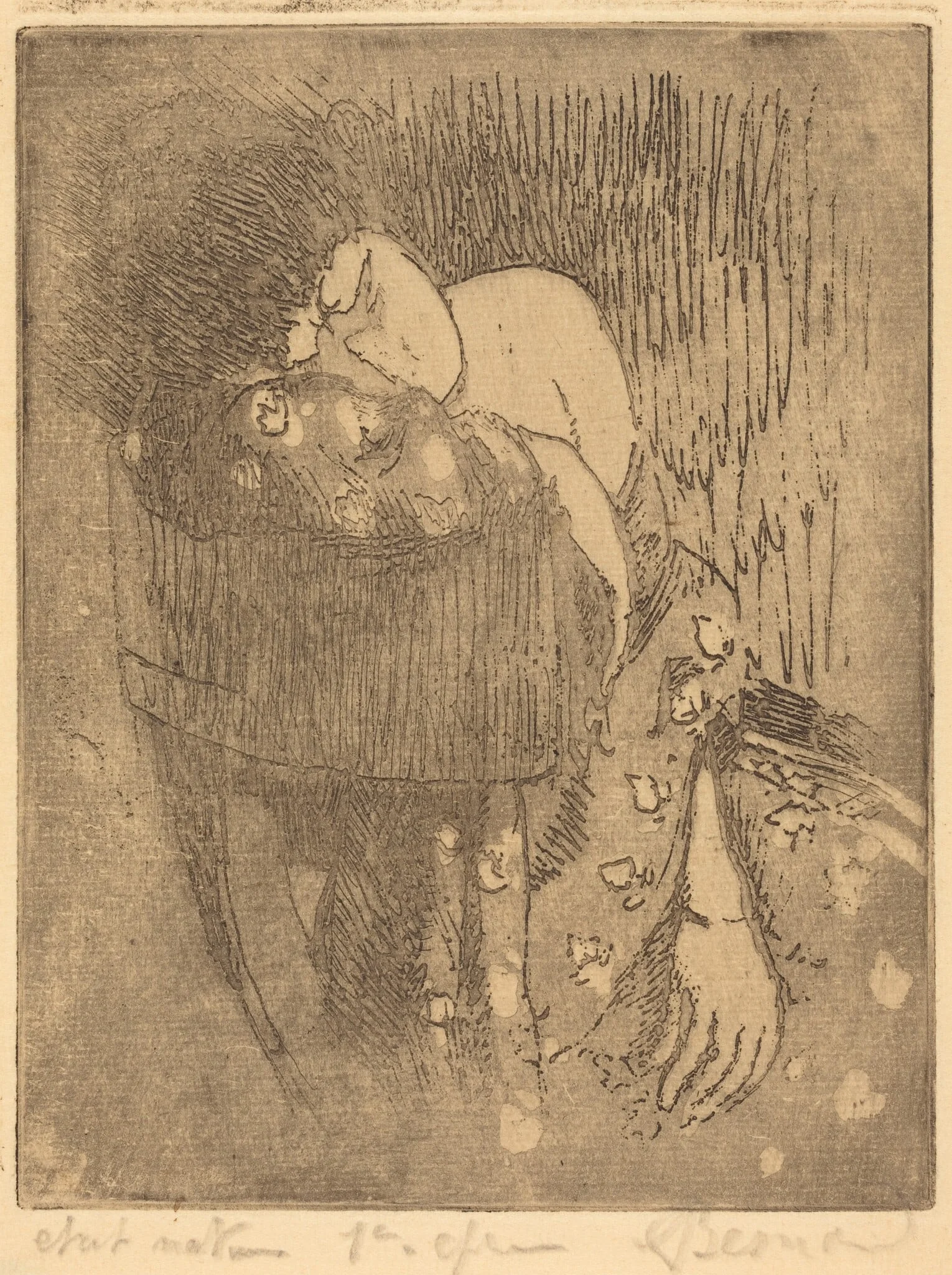 Sorrow (Chagrin), detail