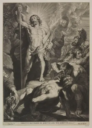 The Resurrection, by Schelte Bolswert, 1650
