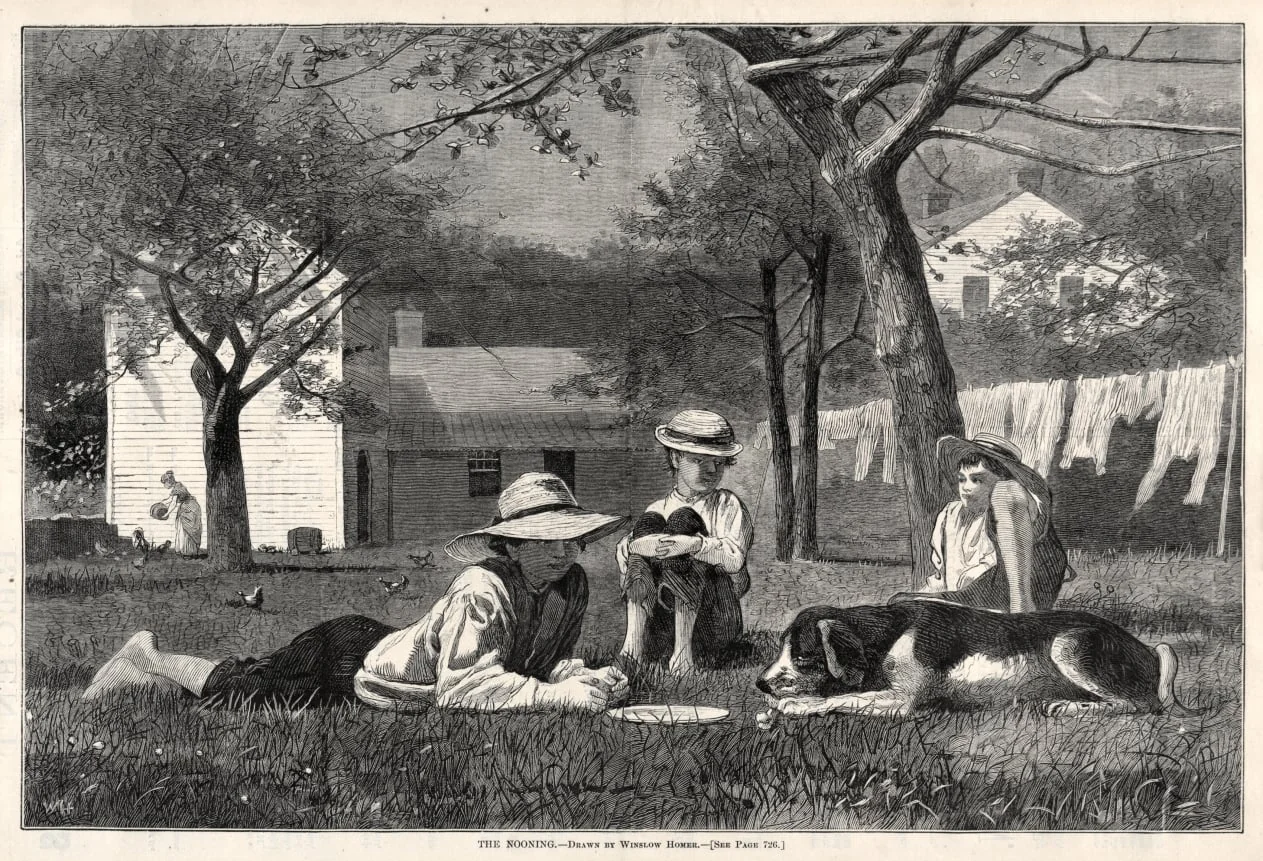 The Nooning, detail