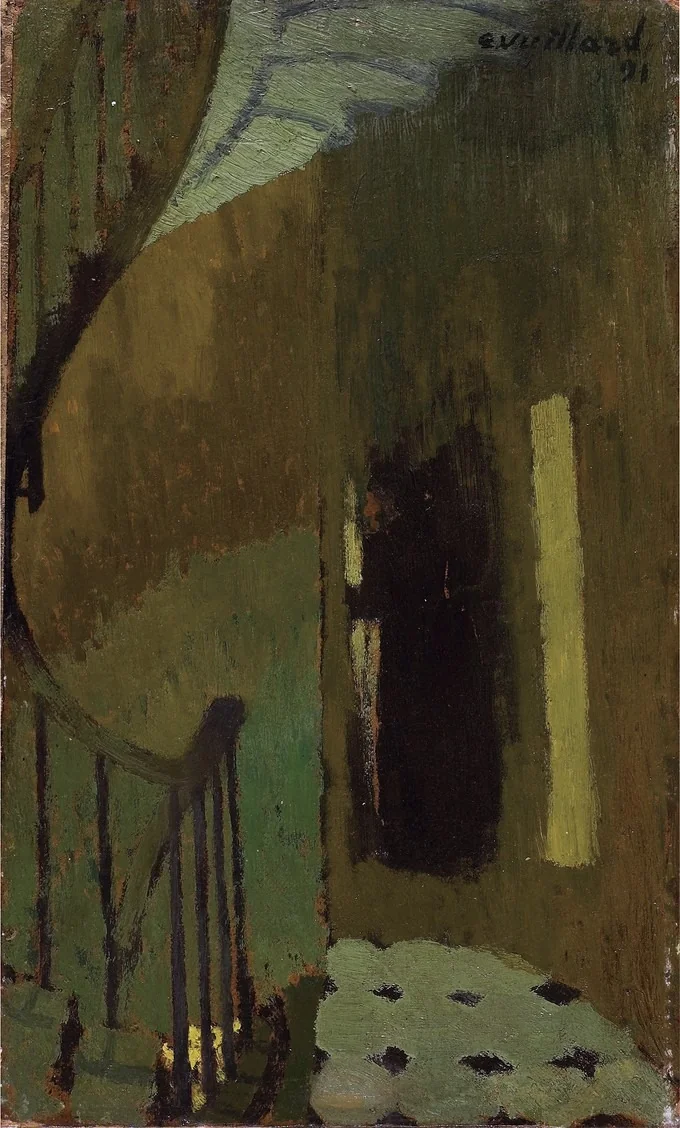 Le palier, rue de Miromesnil, detail