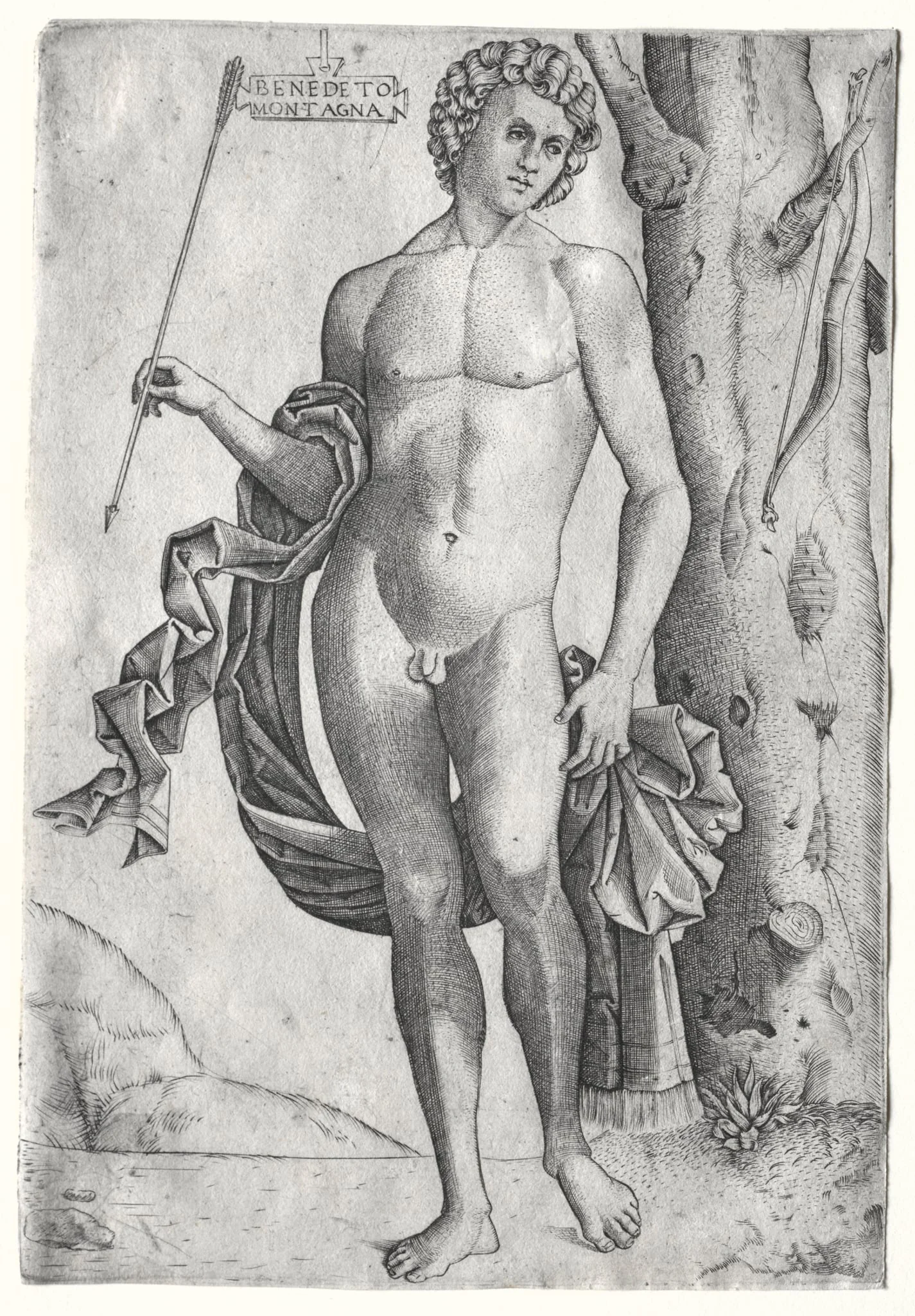 Man with an Arrow, detail