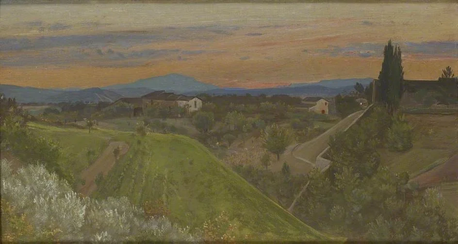 View of Monte Amiata, Tuscany, detail