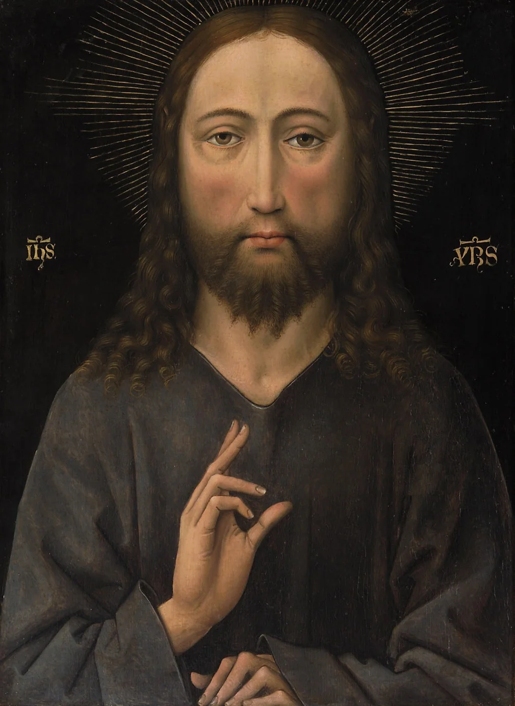 Blessing Christ, detail