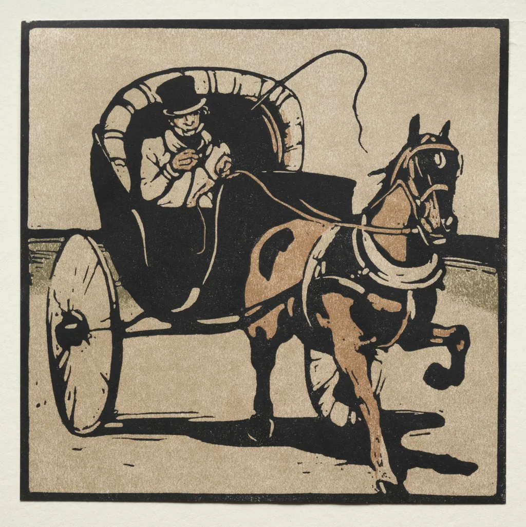 The Cabriolet, by William Nicholson, 1897