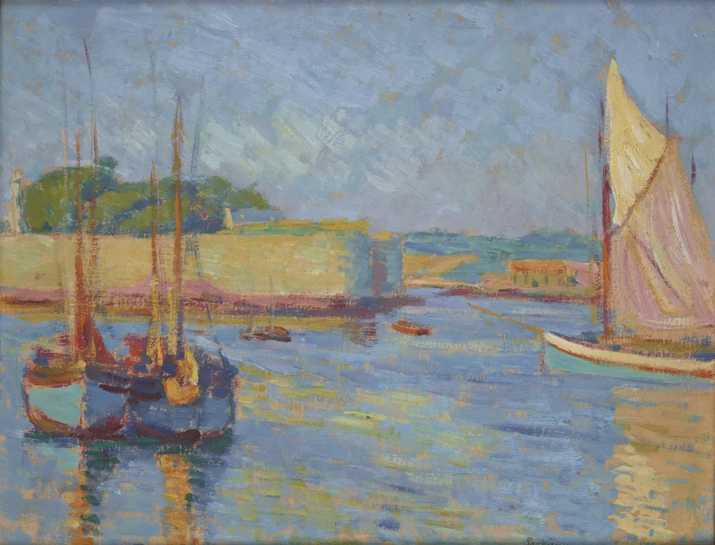 Harbour at Concarneau, by Józef Pankiewicz, unspecified, 1908