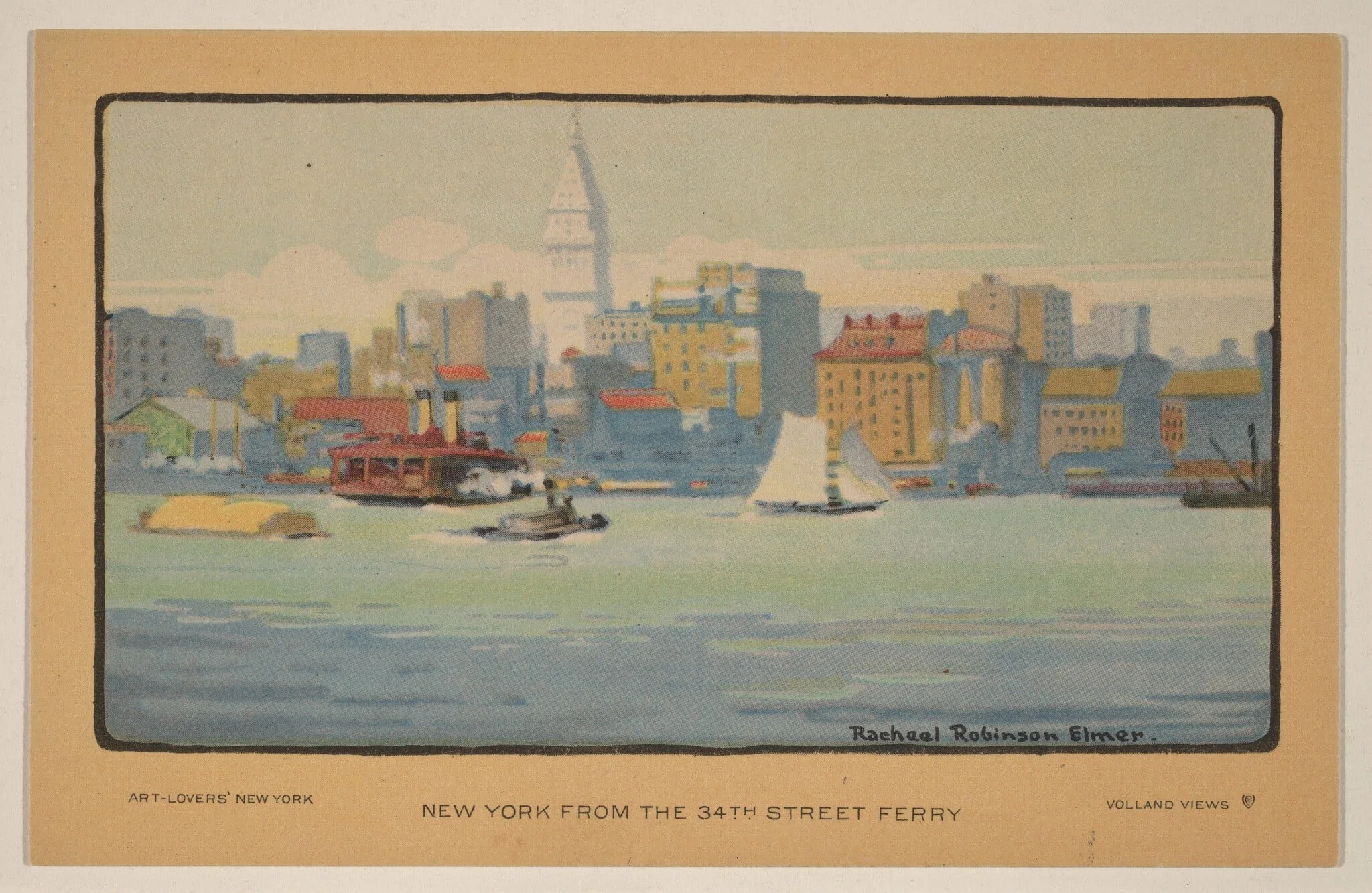 New York from the 34th Street Ferry, detail