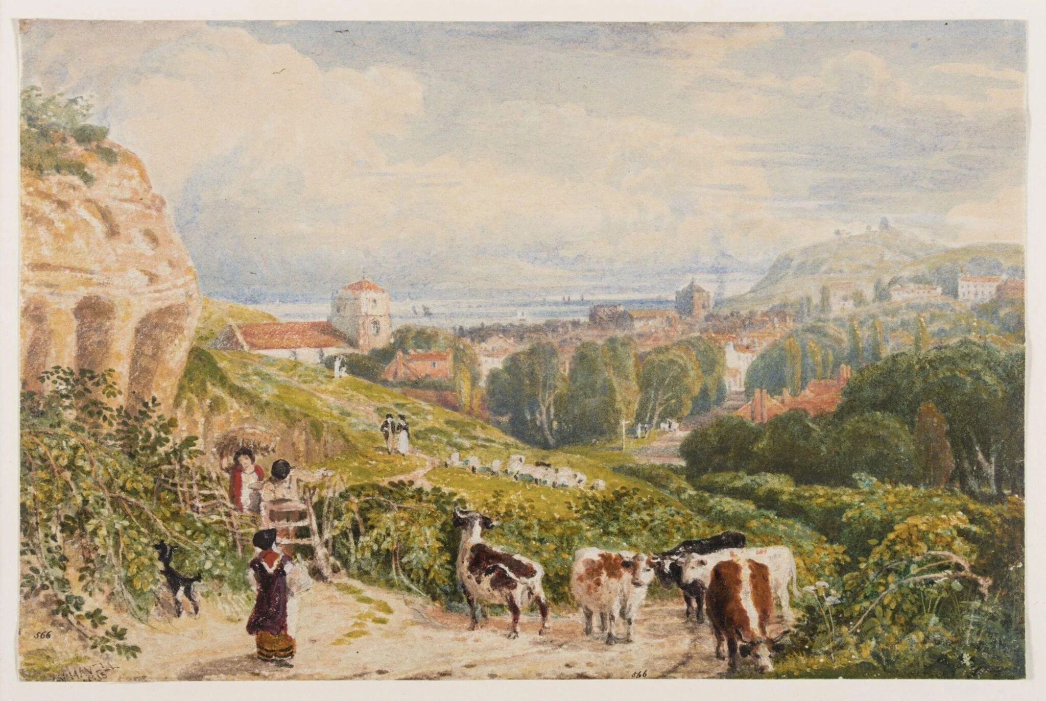 View of Hastings, detail