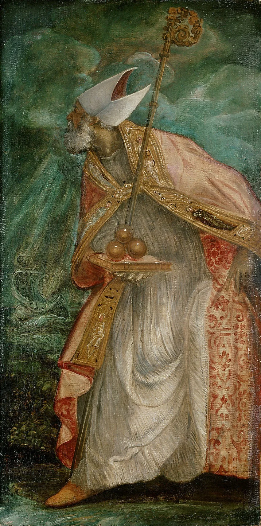 St Nicholas of Bari, detail