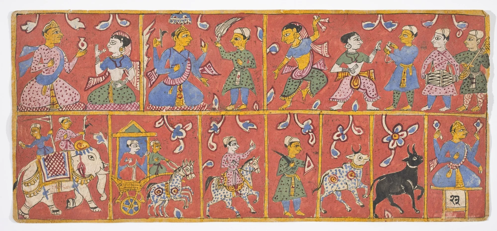 Tantric Manuscript "Sangrahani Sutra", detail