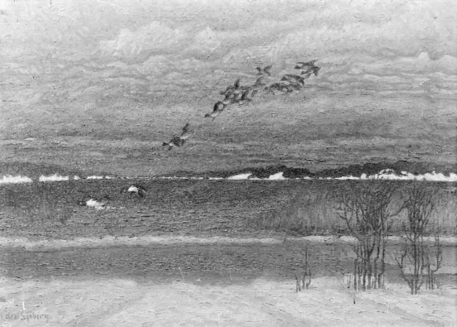 The Beginning of Winter, detail