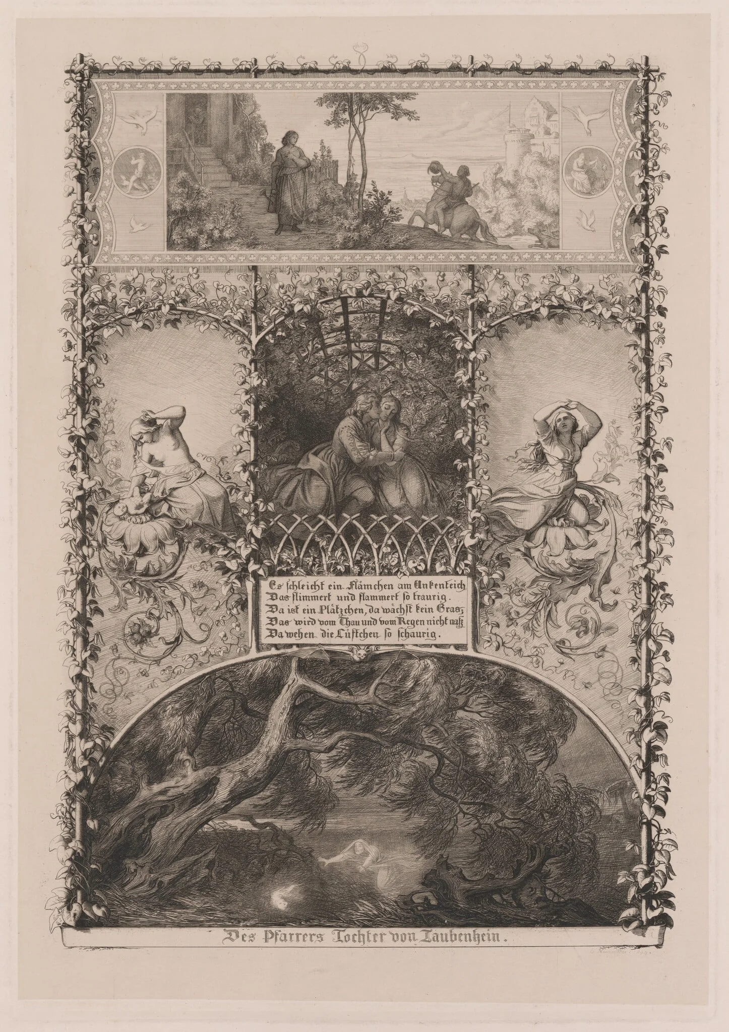 Des Pfarrers Tochter von Taubenhein (The Parson's Daughter from Taubenhain), detail