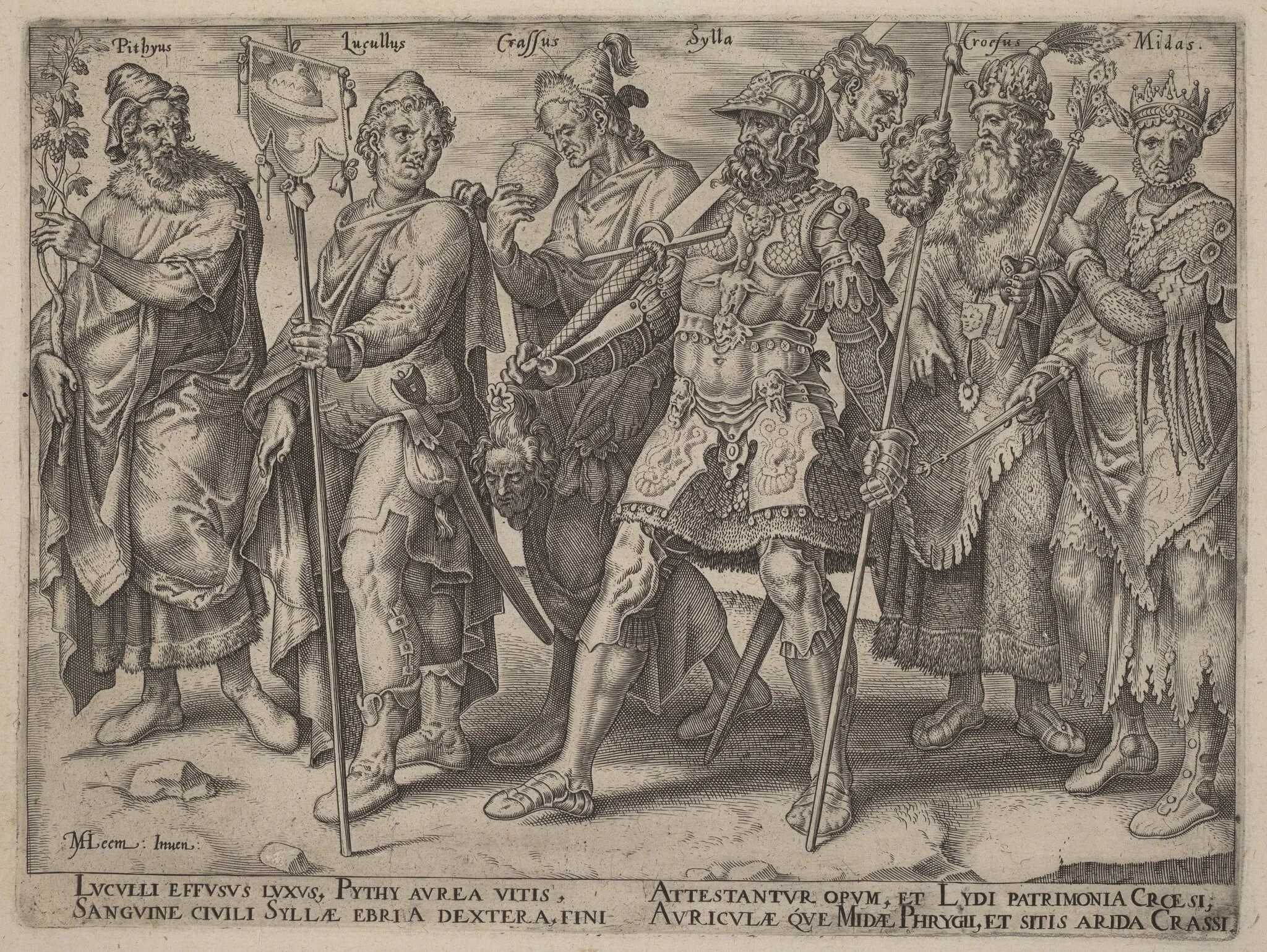 Notorious Examples of Wealth from Antiquity, detail