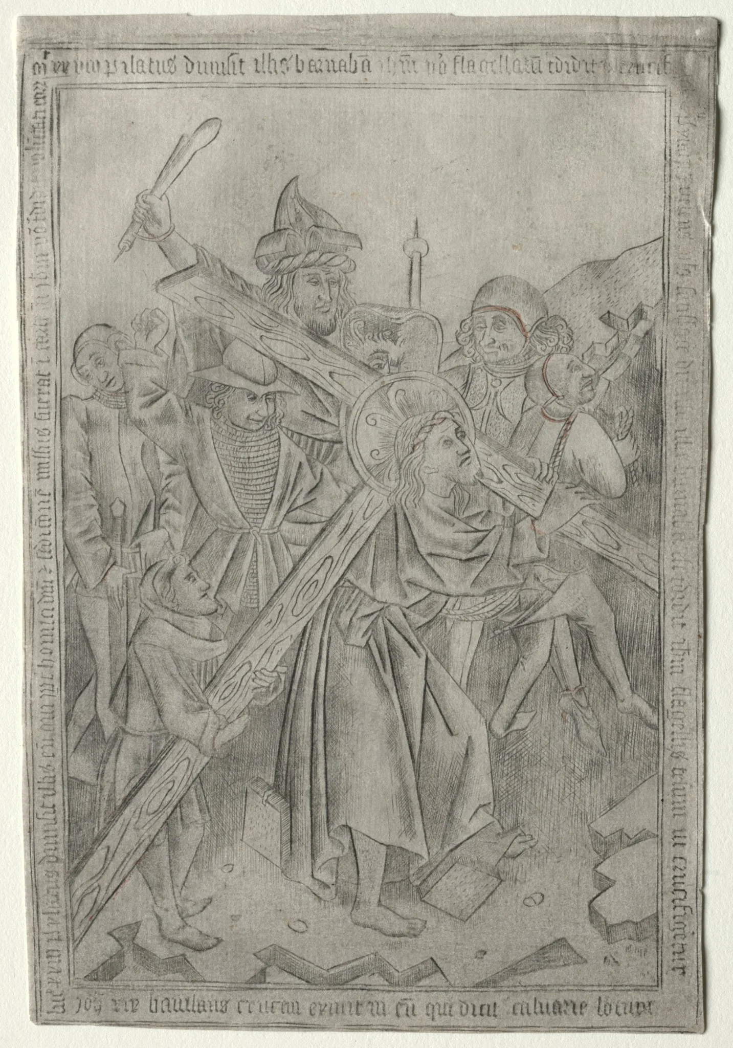 The Passion: The Cross Bearing, detail