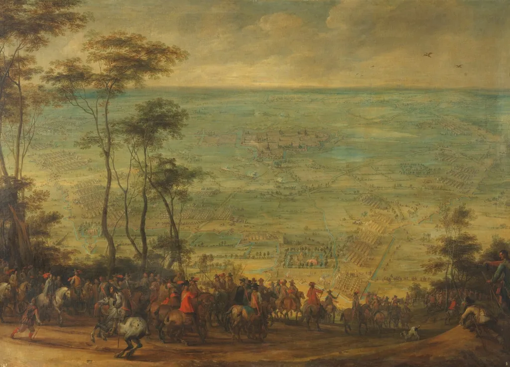 The taking of Ypres, by Peter Snayers, oil, 1649