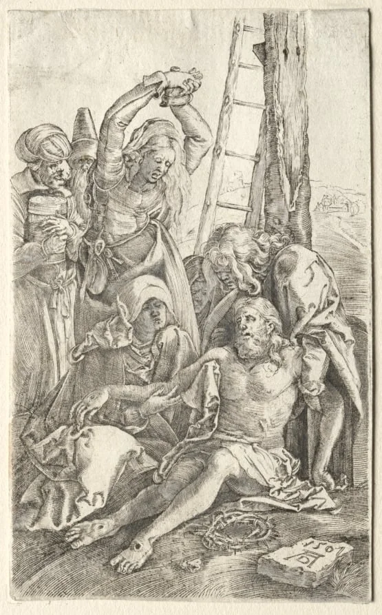 Descent from the Cross, detail