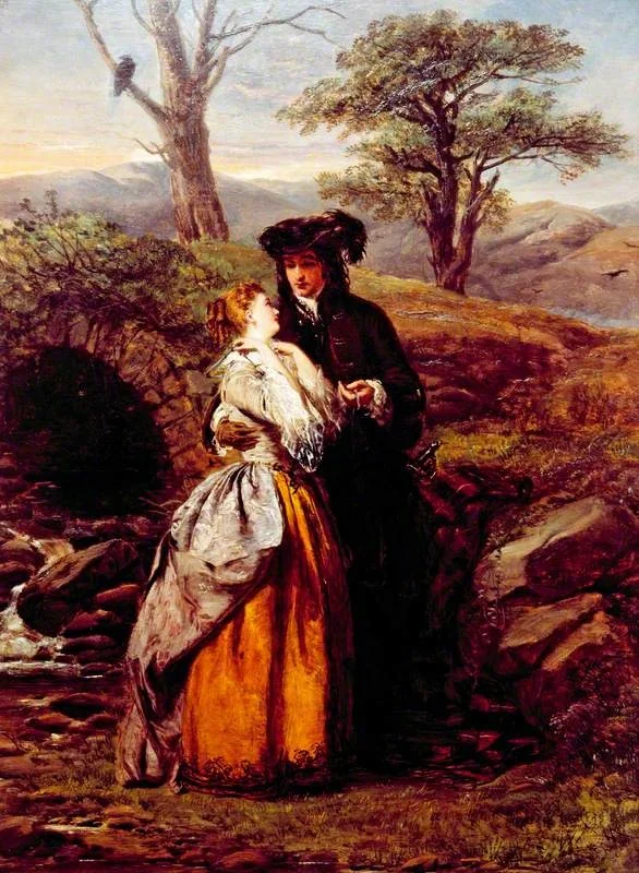 The Bride of Lammermoor (from Sir Walter Scott's novel), detail