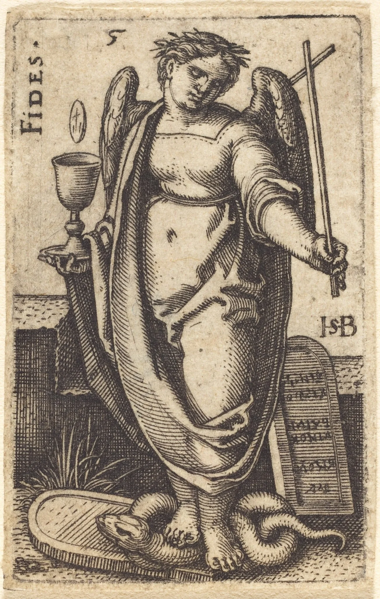 Fides (Faith), detail