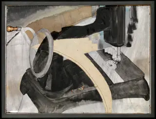 Hand Sewing Machine, by Arthur Dove, unspecified, 1927