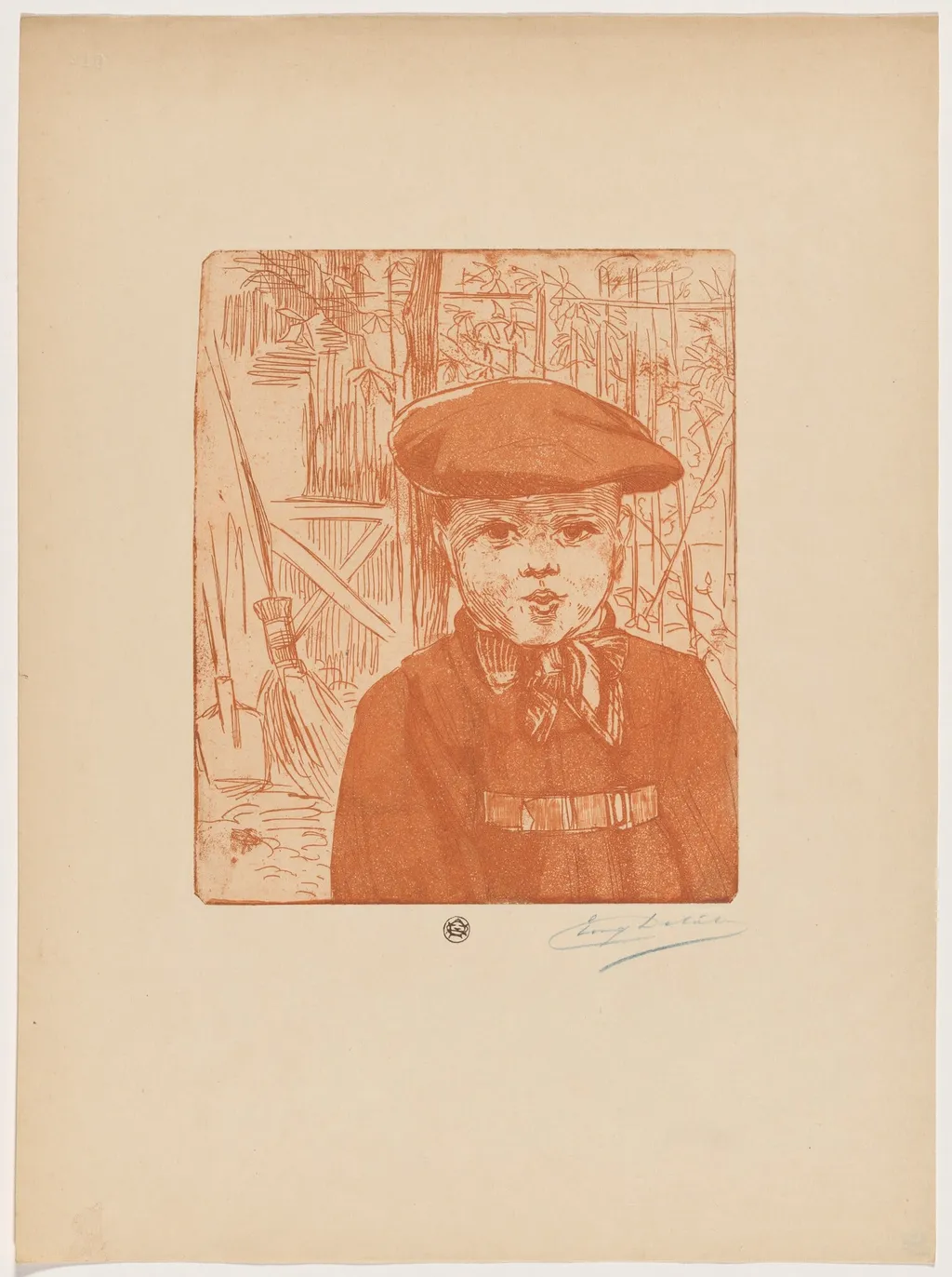 Le petit épicier (Chandlery), by Eugène Delâtre, ink, 1895
