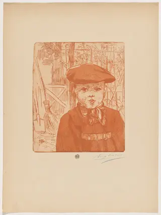 Le petit épicier (Chandlery), by Eugène Delâtre, ink, 1895