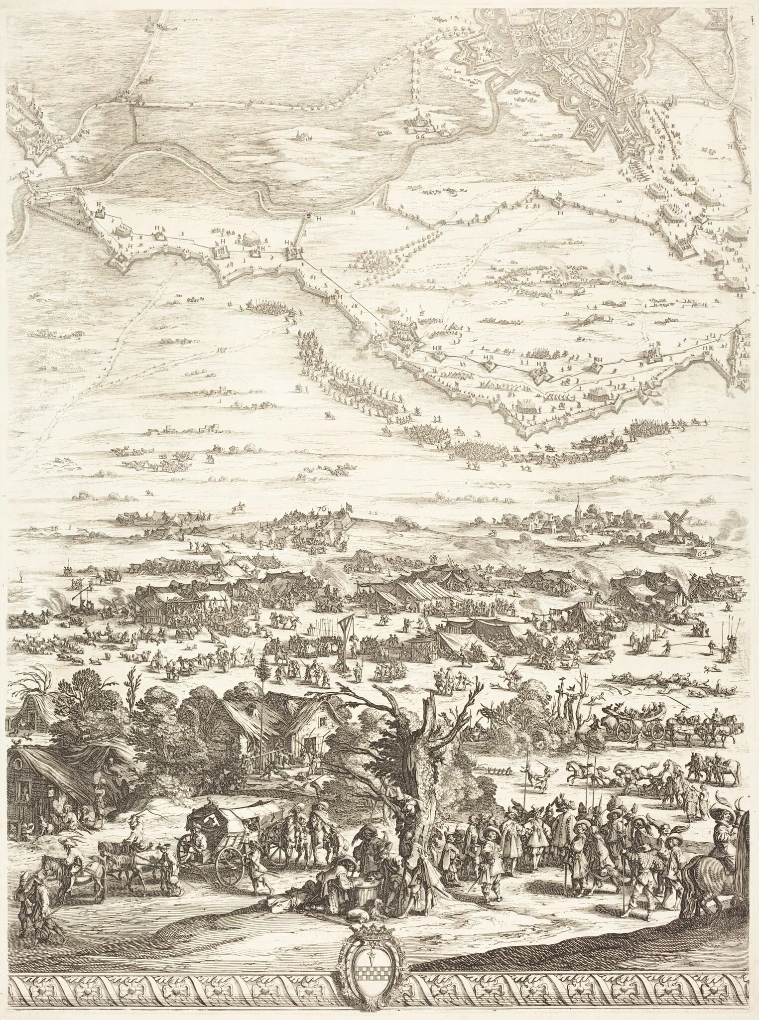 The Siege of Breda [plate 5 of 6], detail